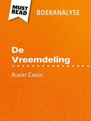 cover image of De Vreemdeling van Albert Camus (Boekanalyse)